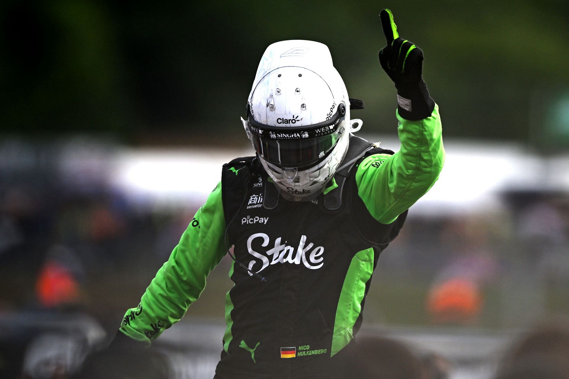 Nico Hulkenberg after the British Grand Prix - Source: Getty